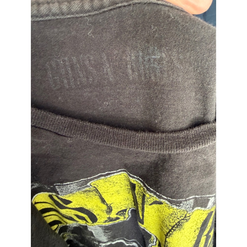 Guns N Roses Mens Graphic T-Shirt Black Skull Roses Guns 85 Rock Band Tee L - Picture 4 of 4